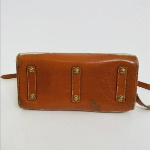 Vintage Dooney & Bourke Tan Pebble Leather Purse - Picture 6 of 10